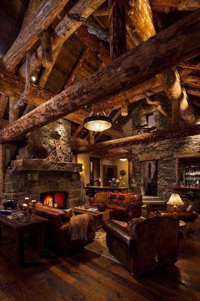 a cozy wooden cabin