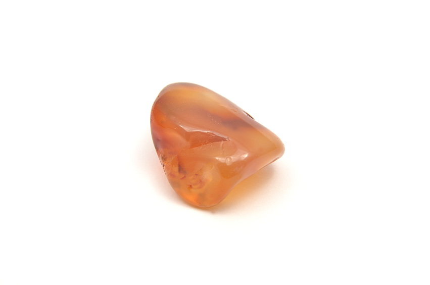 Detailed and colorful image of carnelian mineral